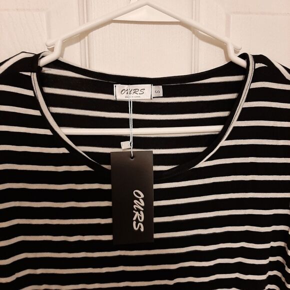NWT Small Crew Neck Mini T-Shirt Dress - Picture 4 of 6